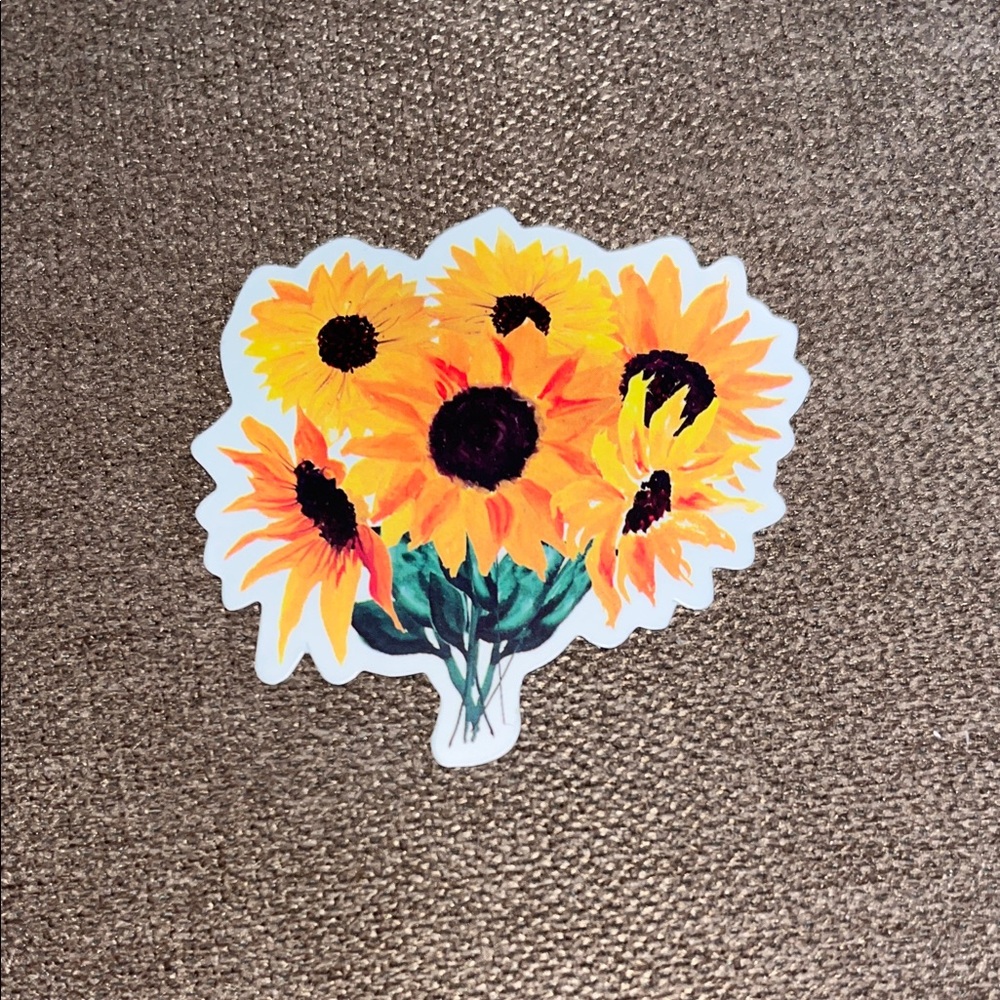 🎀5/$10 MUST BUNDLE🎀 Sunflower Sticker with Vibrant Colors